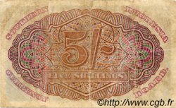 5 Shillings RODESIA MERIDIONALE  1943 P.08 MB