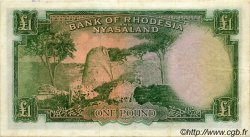 1 Pound RHODESIA AND NYASALAND (Federation of)  1960 P.21a VF+