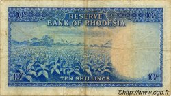 10 shillings RODESIA  1964 P.24 BC