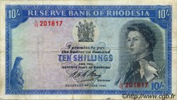 10 Shillings RODESIA  1966 P.27a BC