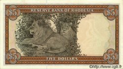 5 Dollars RHODESIA  1979 P.32c AU