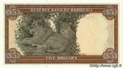 5 Dollars RHODESIA  1979 P.32c q.FDC