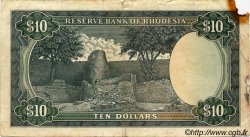 10 Dollars RHODESIA  1973 P.33f G