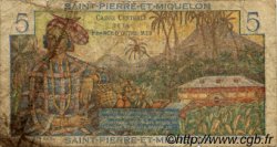 5 Francs Bougainville SAINT PIERRE AND MIQUELON  1946 P.22 G
