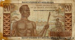 20 Francs Émile Gentil SAN PEDRO Y MIGUELóN  1946 P.24 RC