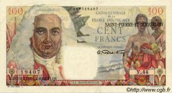 100 Francs La Bourdonnais SAINT PIERRE AND MIQUELON  1946 P.26 XF+