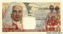 100 Francs La Bourdonnais SAINT PIERRE E MIQUELON  1946 P.26 AU