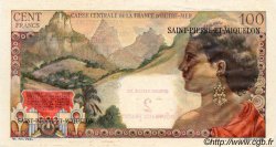 2 NF sur 100 Francs La Bourdonnais SAINT PIERRE AND MIQUELON  1960 P.32 XF