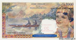 20 NF sur 1000 Francs Union Française SAINT PIERRE AND MIQUELON  1960 P.34 UNC