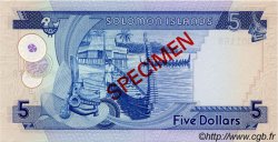 5 Dollars Spécimen ÎLES SALOMON  1979 P.06s-Cs1 NEUF