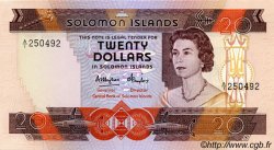 20 Dollars ISOLE SALAMONE  1984 P.12 q.FDC