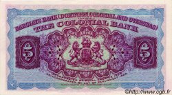 5 Dollars TRINIDAD E TOBAGO  1939 PS.102a SPL+