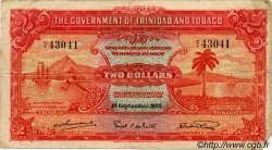 2 Dollars TRINIDAD E TOBAGO  1935 P.06a MB