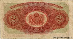 2 Dollars TRINIDAD E TOBAGO  1939 P.06b q.MB