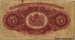5 Dollars TRINIDAD and TOBAGO  1939 P.07b VG