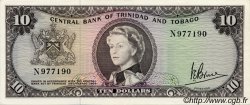10 Dollars TRINIDAD and TOBAGO  1964 P.28c XF+
