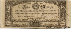 10 Kreuzer AUSTRIA  1860 P.A094 VF
