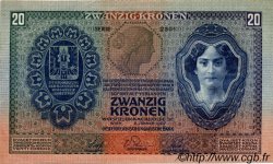20 Kronen AUTRICHE  1907 P.010 SUP+
