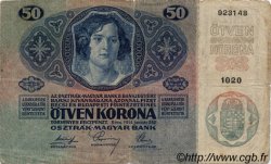 50 Kronen AUSTRIA  1914 P.015 B
