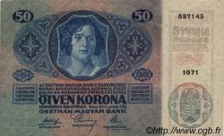 50 Kronen ÖSTERREICH  1914 P.015 fVZ