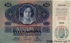 50 Kronen Spécimen ÖSTERREICH  1914 P.015s fST+