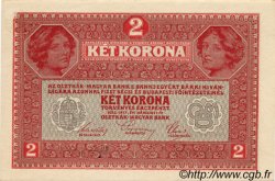 2 Kronen AUSTRIA  1917 P.021 UNC-