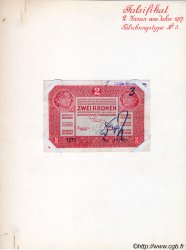 2 Kronen Faux AUTRICHE  1917 P.021x TB+