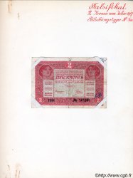 2 Kronen Faux AUSTRIA  1917 P.021x F+