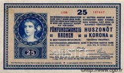 25 Kronen Spécimen AUSTRIA  1918 P.023s AU