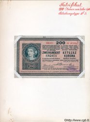200 Kronen faux Faux AUTRICHE  1918 P.024x TTB+