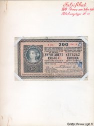 200 Kronen faux Faux ÖSTERREICH  1918 P.024x SS