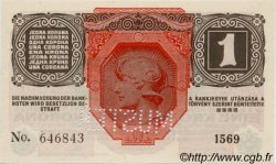1 Krone Spécimen AUSTRIA  1919 P.049s FDC