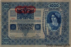 1000 Kronen AUSTRIA  1919 P.057a MB