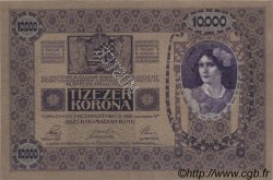 10000 Kronen Spécimen AUSTRIA  1919 P.062as q.FDC