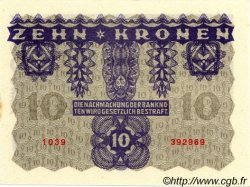 10 Kronen AUSTRIA  1922 P.075 FDC