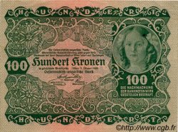 100 Kronen ÖSTERREICH  1922 P.077 VZ+