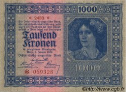 1000 Kronen ÖSTERREICH  1922 P.078 ST