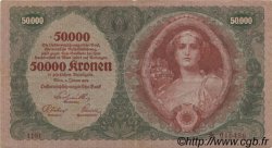 50000 Kronen ÖSTERREICH  1922 P.080 S