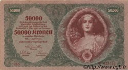 50000 Kronen AUSTRIA  1922 P.080 BB