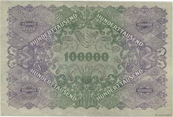 100000 Kronen AUSTRIA  1922 P.081 q.BB a BB