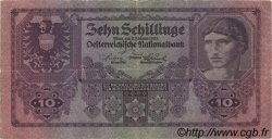 10 Schillinge AUSTRIA  1925 P.089 BC
