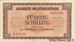 50 Schilling AUSTRIA  1944 P.109 BB to SPL