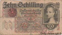 10 Schilling AUSTRIA  1946 P.122 RC+