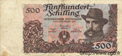 500 Schilling AUTRICHE  1953 P.134a
