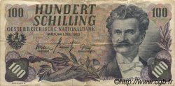 100 Schilling AUSTRIA  1960 P.138a BB