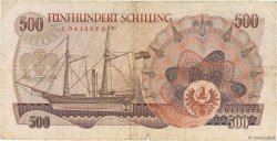 500 Schilling AUSTRIA  1965 P.139 MB