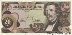 20 Schilling AUSTRIA  1967 P.142 EBC