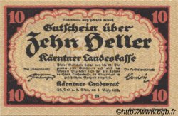 10 Heller AUSTRIA  1920 PS.106 UNC