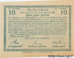 10 Heller AUSTRIA  1920 PS.112a FDC