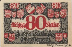 80 Heller AUSTRIA  1920 PS.118 FDC